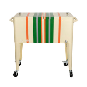   Modern European furniture - Wheeled Stripes Cooler - www.oroa.com | Oroa.com
