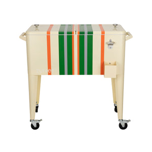   Modern European furniture - Wheeled Stripes Cooler - www.oroa.com | Oroa.com