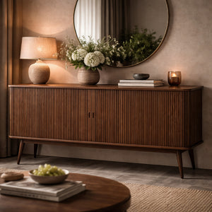   Modern European furniture - Wooden Sliding Door Sideboard - www.oroa.com | Oroa.com