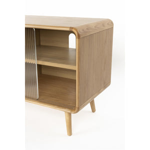   Modern European furniture - Oak Framed Glass Door Sideboard S - www.oroa.com | Oroa.com