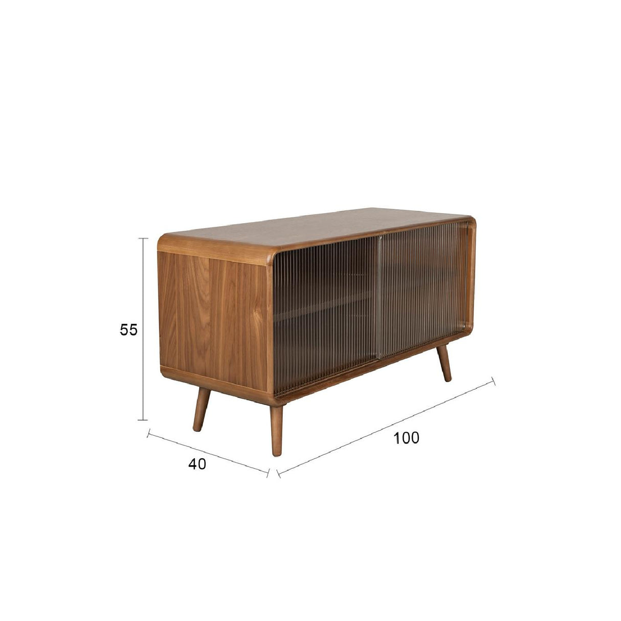   Modern European furniture - Oak Framed Glass Door Sideboard S - www.oroa.com | Oroa.com