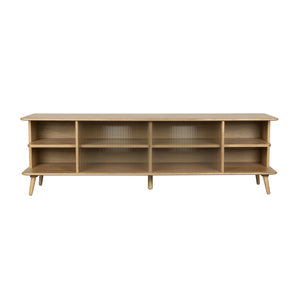   Modern European furniture - Oak Framed Glass Door Sideboard L - www.oroa.com | Oroa.com