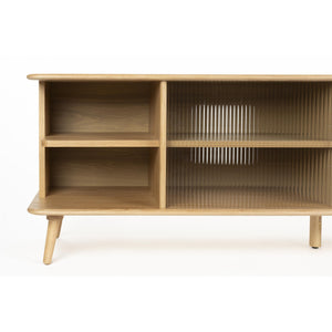   Modern European furniture - Oak Framed Glass Door Sideboard L - www.oroa.com | Oroa.com