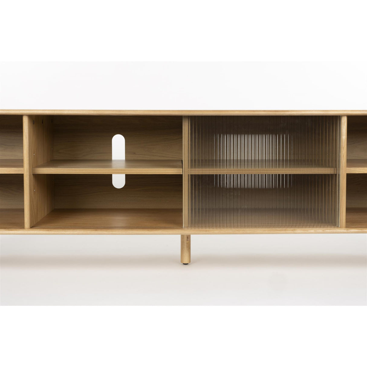   Modern European furniture - Oak Framed Glass Door Sideboard L - www.oroa.com | Oroa.com