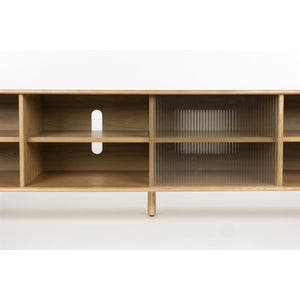   Modern European furniture - Oak Framed Glass Door Sideboard L - www.oroa.com | Oroa.com