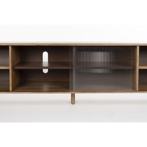   Modern European furniture - Oak Framed Glass Door Sideboard L - www.oroa.com | Oroa.com