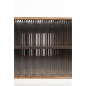   Modern European furniture - Oak Framed Glass Door Sideboard L - www.oroa.com | Oroa.com