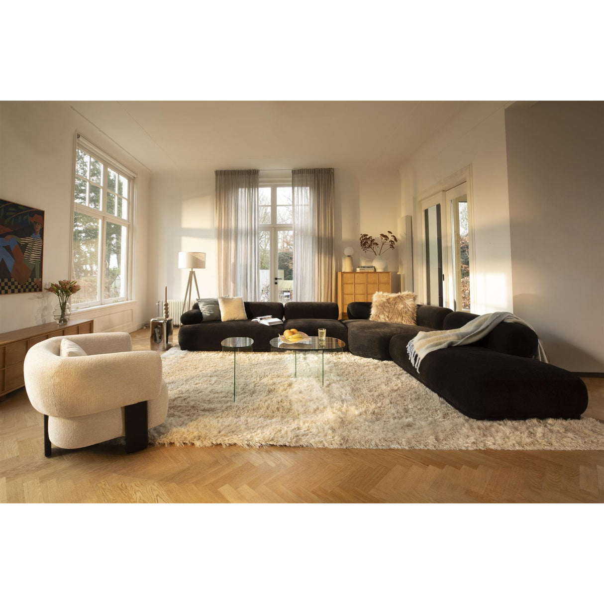   Modern European furniture - 7-Seater Left-Armed Sofa - www.oroa.com | Oroa.com