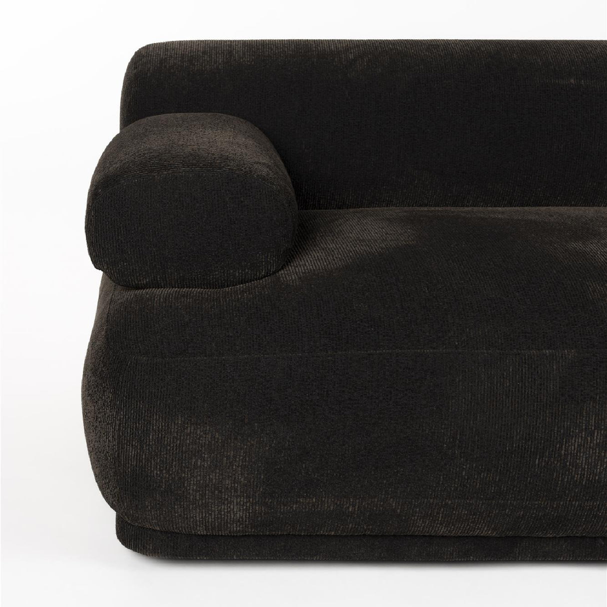   Modern European furniture - 4-Seater Ribbed Fabric Right Sofa - www.oroa.com | Oroa.com