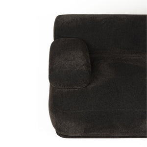   Modern European furniture - 4-Seater Ribbed Fabric Right Sofa - www.oroa.com | Oroa.com
