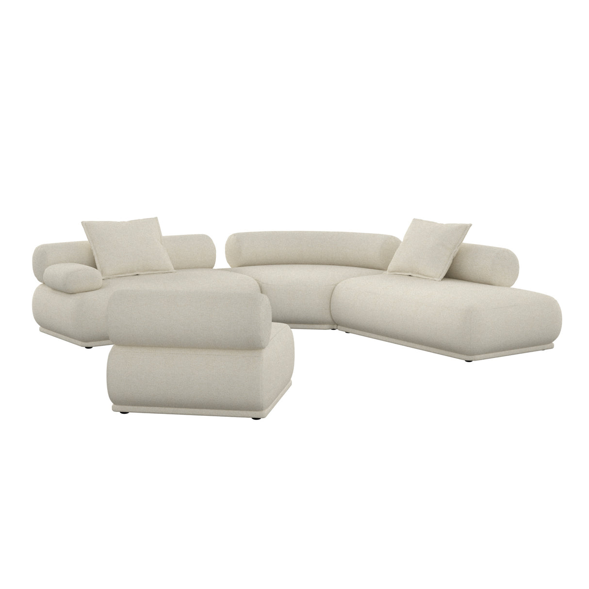   Modern European furniture - 7-Seater Left-Armed Sofa - www.oroa.com | Oroa.com