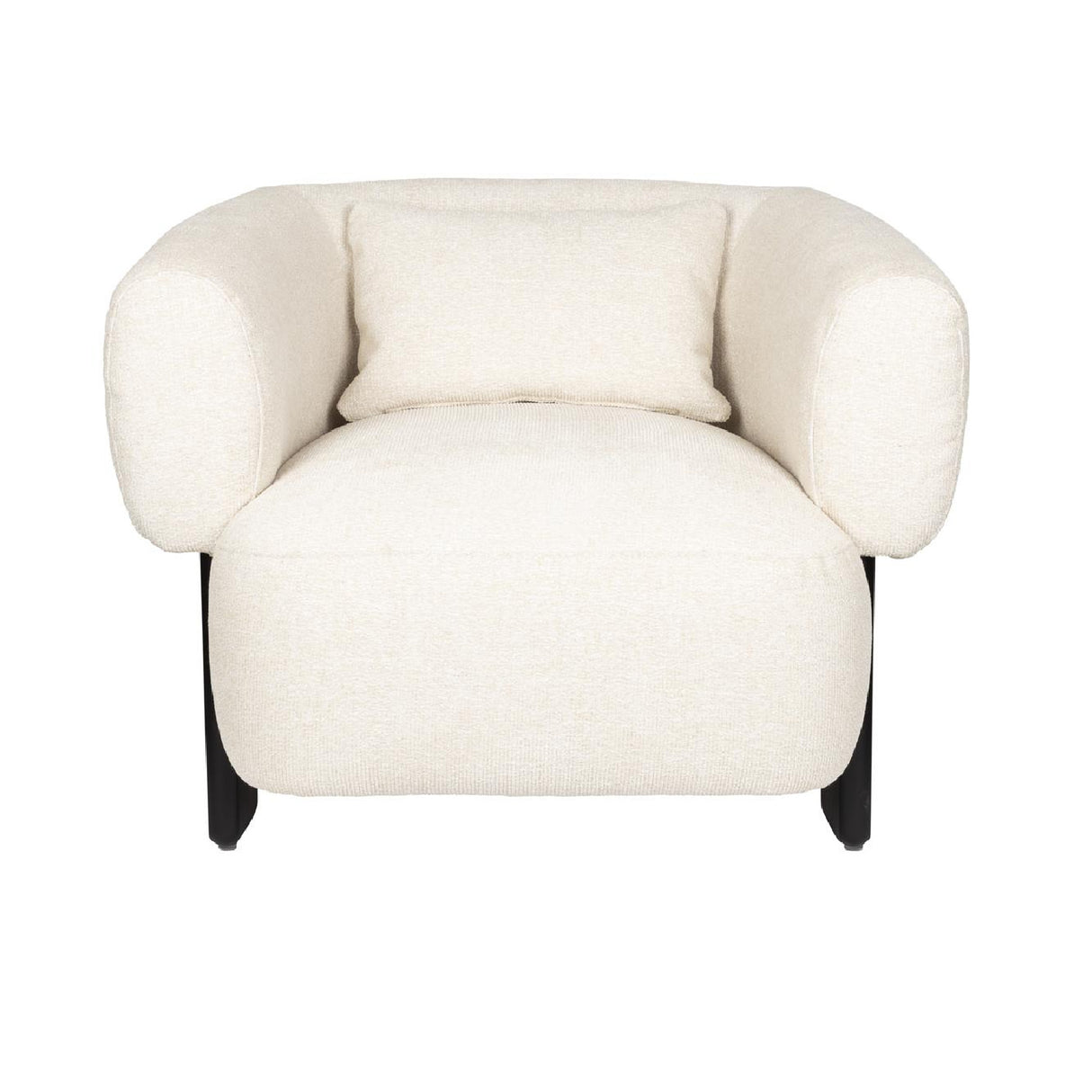   Modern European furniture - Beige Fabric 3-Legged Lounge Chair - www.oroa.com | Oroa.com