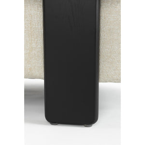   Modern European furniture - Beige Fabric 3-Legged Lounge Chair - www.oroa.com | Oroa.com