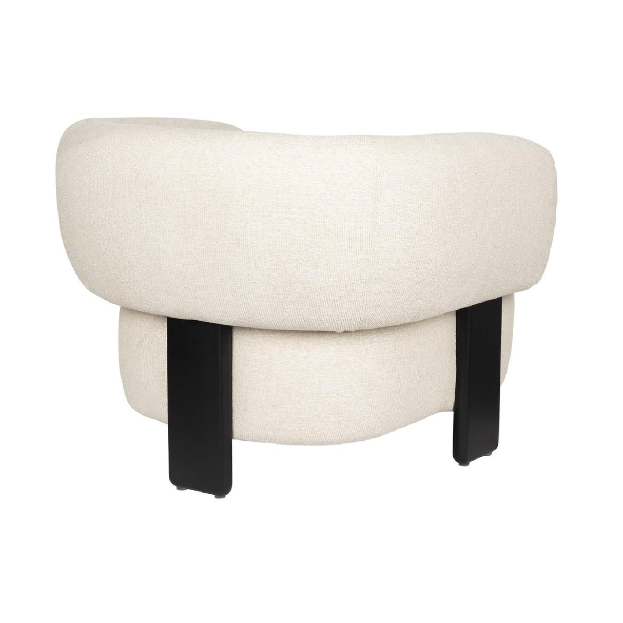   Modern European furniture - Beige Fabric 3-Legged Lounge Chair - www.oroa.com | Oroa.com