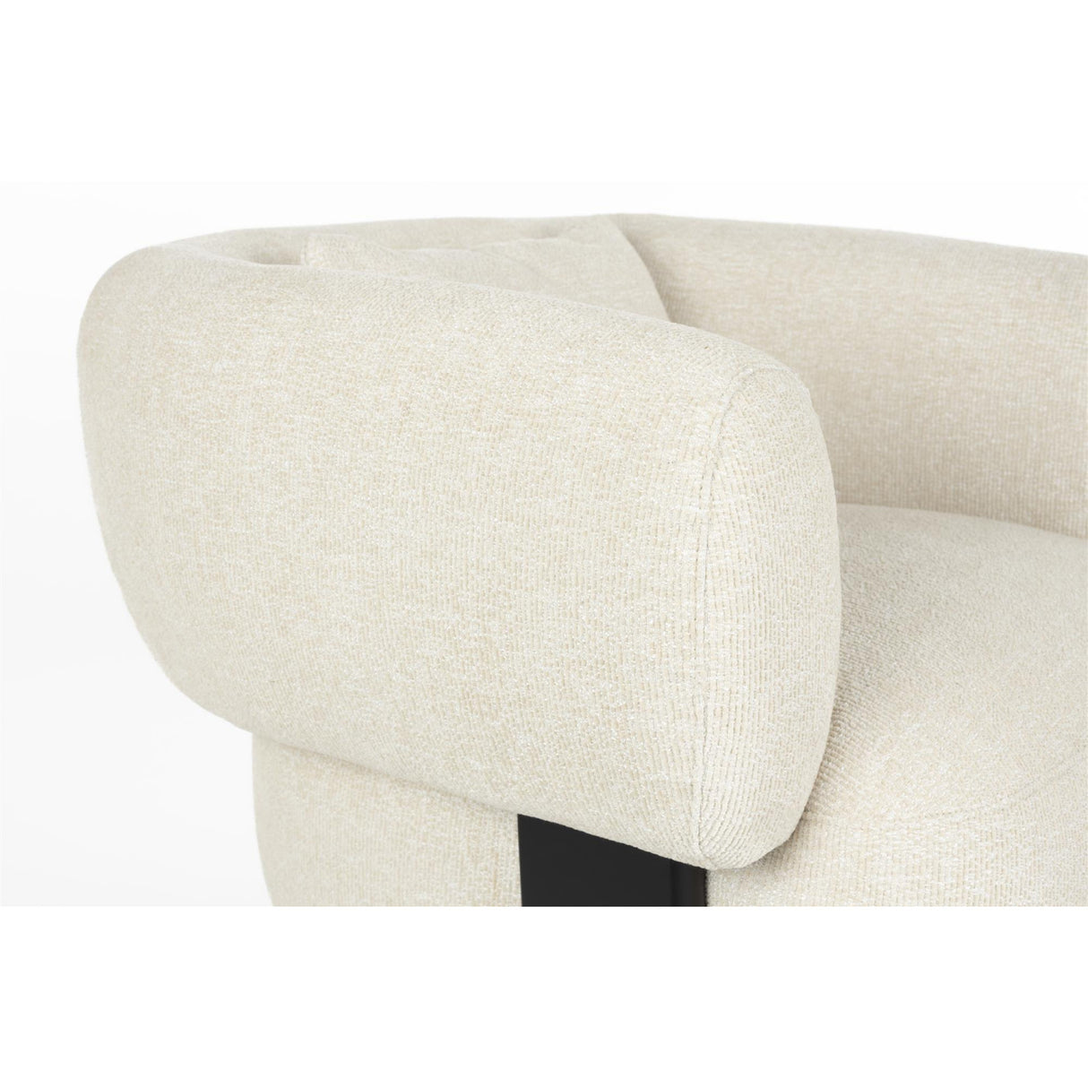   Modern European furniture - Beige Fabric 3-Legged Lounge Chair - www.oroa.com | Oroa.com