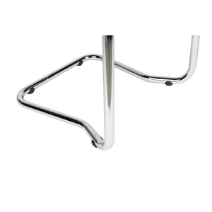   Modern European furniture - Patterned Fabric Cantilevered Dining Chairs (2) - www.oroa.com | Oroa.com