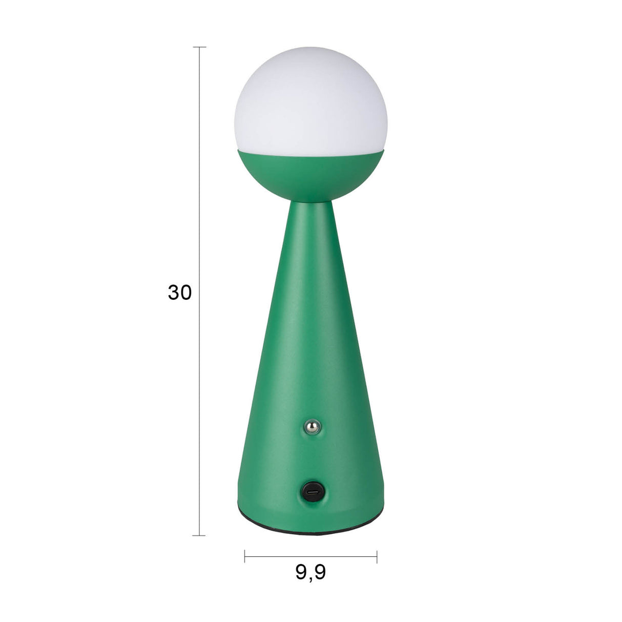   Steel Base Cordless Table Lamp | Oroa.com