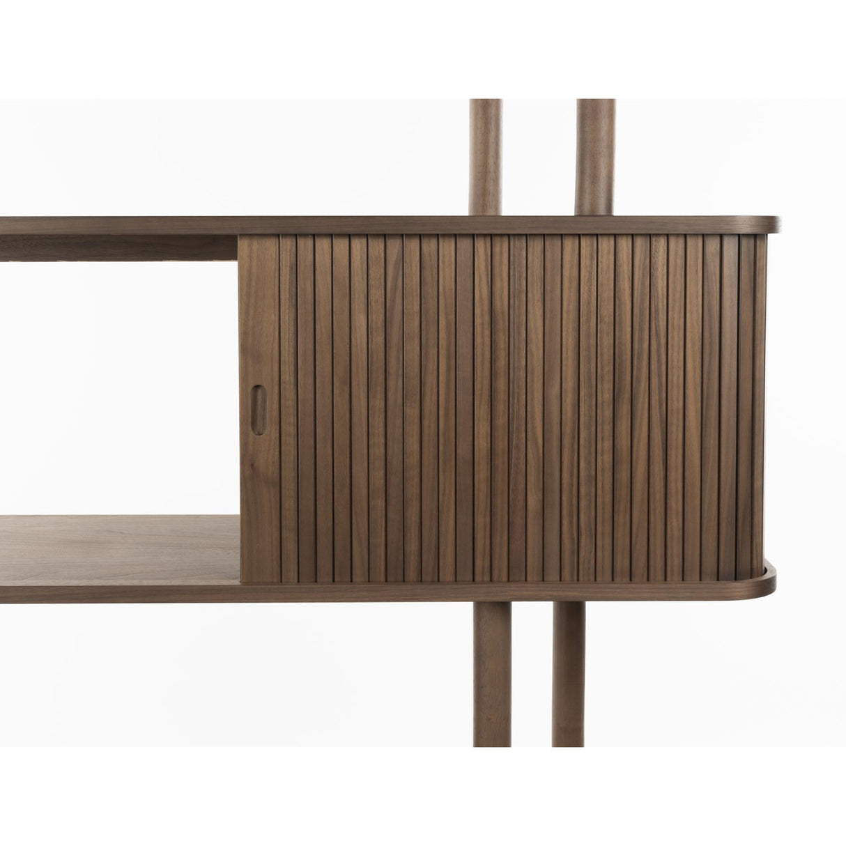   Modern European furniture - Wooden Sliding Door 5-Layer Bookcase - www.oroa.com | Oroa.com