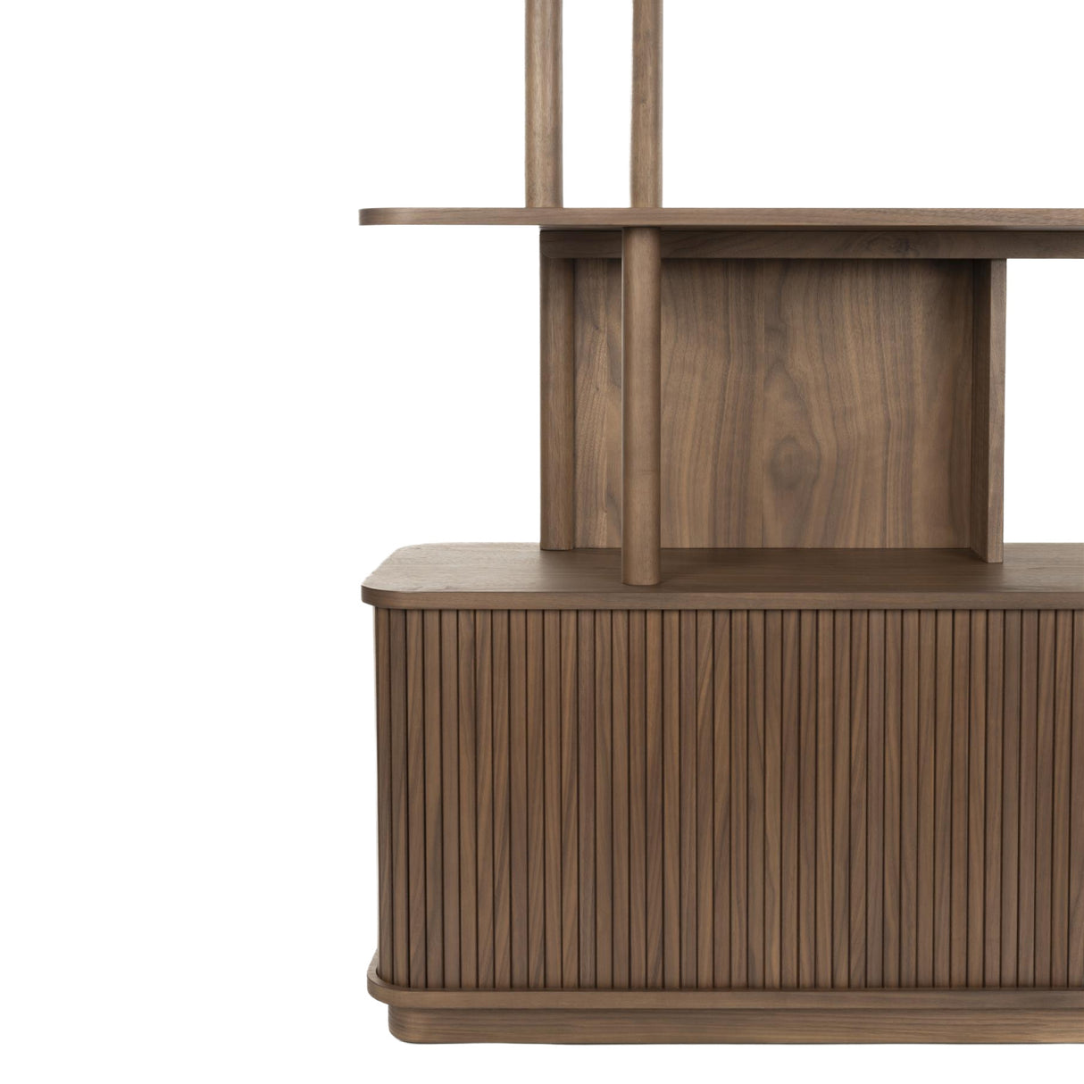   Modern European furniture - Wooden Sliding Door 5-Layer Bookcase - www.oroa.com | Oroa.com