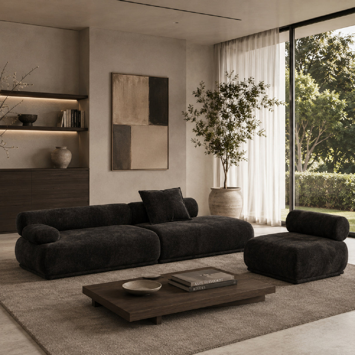   Modern European furniture - 4-Seater Left-Armed Sofa - www.oroa.com | Oroa.com