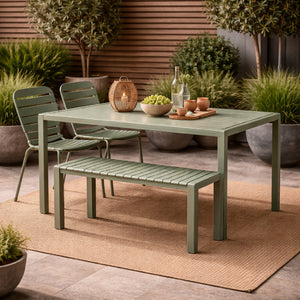   Modern European furniture - Aluminum Outdoor Garden Table & Chair Set - www.oroa.com | Oroa.com