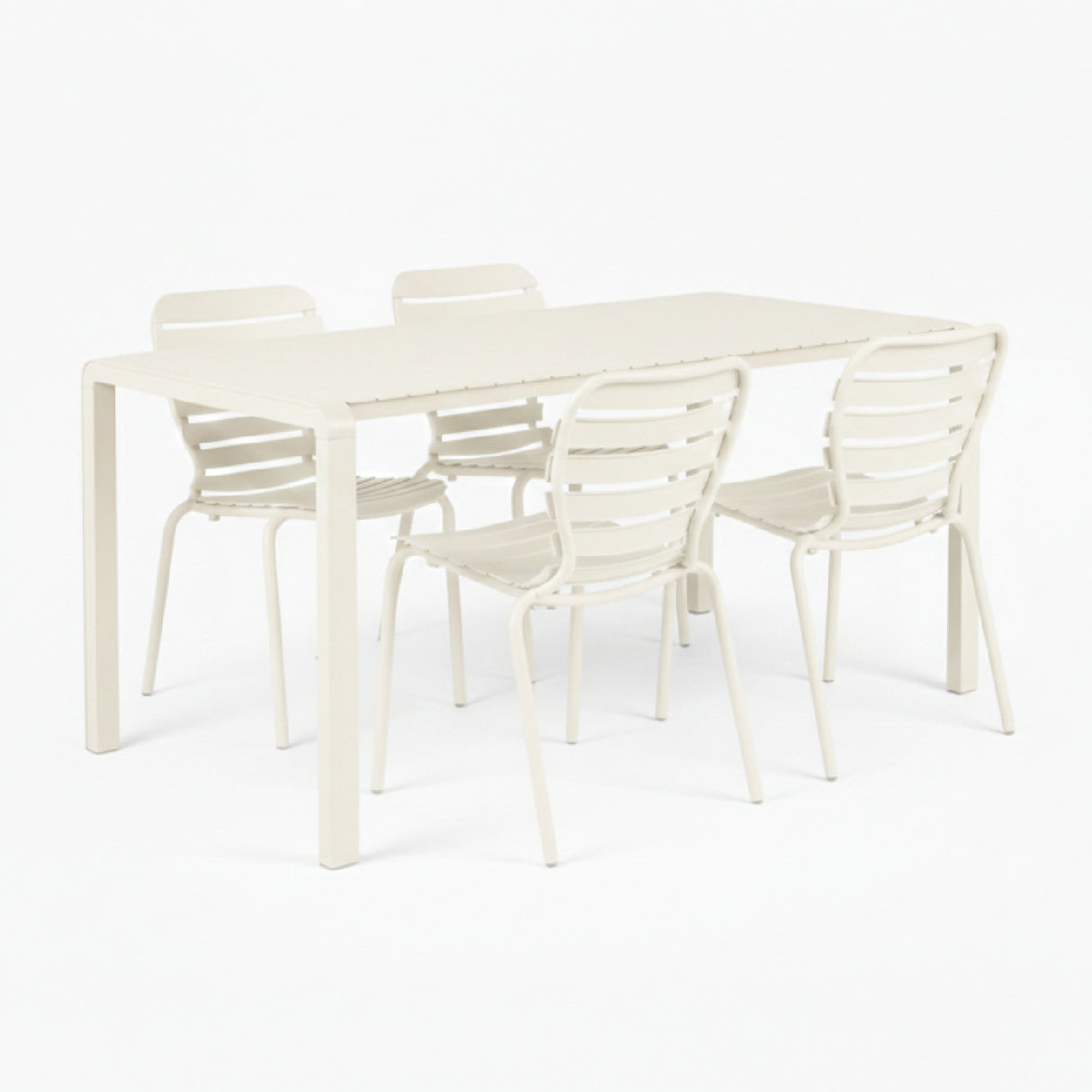   Modern European furniture - Aluminum Garden Table & Chair Set (2) - www.oroa.com | Oroa.com