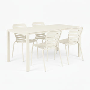   Modern European furniture - Aluminum Garden Table & Chair Set (2) - www.oroa.com | Oroa.com