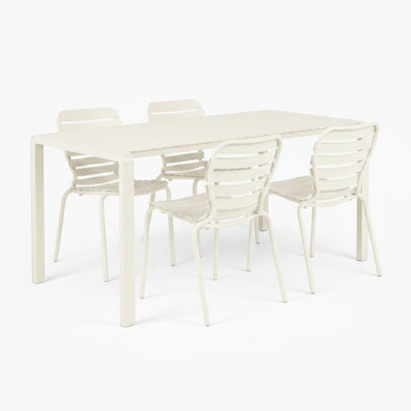   Modern European furniture - Aluminum Garden Table & Chair Set (2) - www.oroa.com | Oroa.com