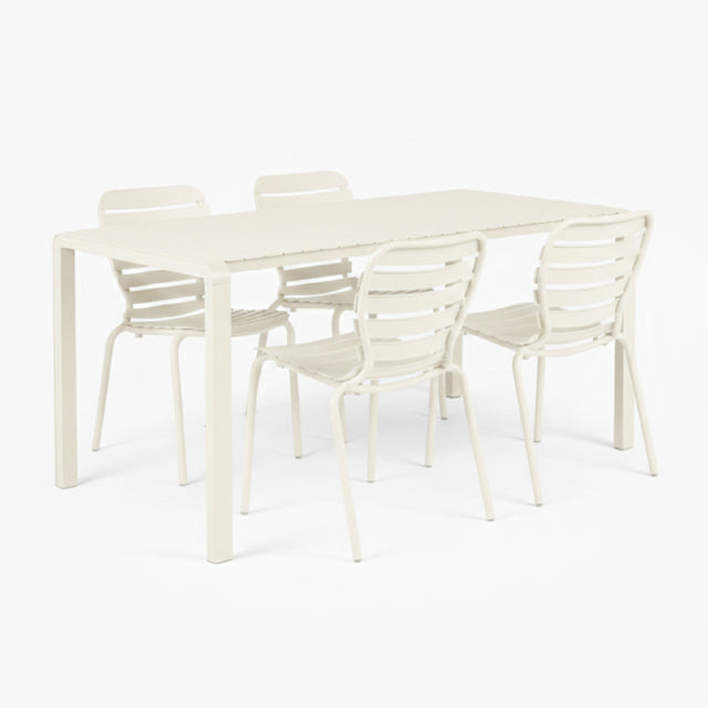 Modern European furniture - Aluminum Garden Table & Chair Set (2) - www.oroa.com