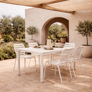   Modern European furniture - Aluminum Garden Table & Chair Set (2) - www.oroa.com | Oroa.com