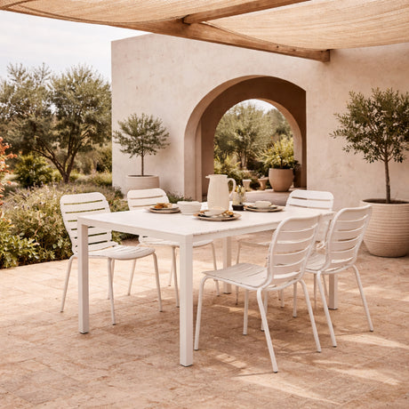   Modern European furniture - Aluminum Garden Table & Chair Set (2) - www.oroa.com | Oroa.com