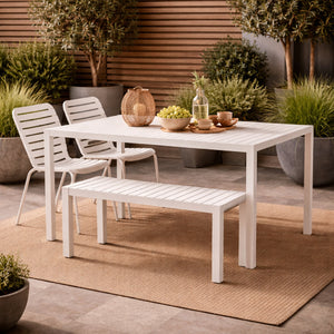   Modern European furniture - Aluminum Outdoor Garden Table & Chair Set - www.oroa.com | Oroa.com