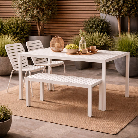  Modern European furniture - Aluminum Outdoor Garden Table & Chair Set - www.oroa.com | Oroa.com