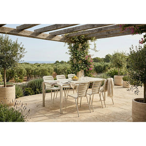   Modern European furniture - Aluminum Garden Table & Chair Set (6) - www.oroa.com | Oroa.com