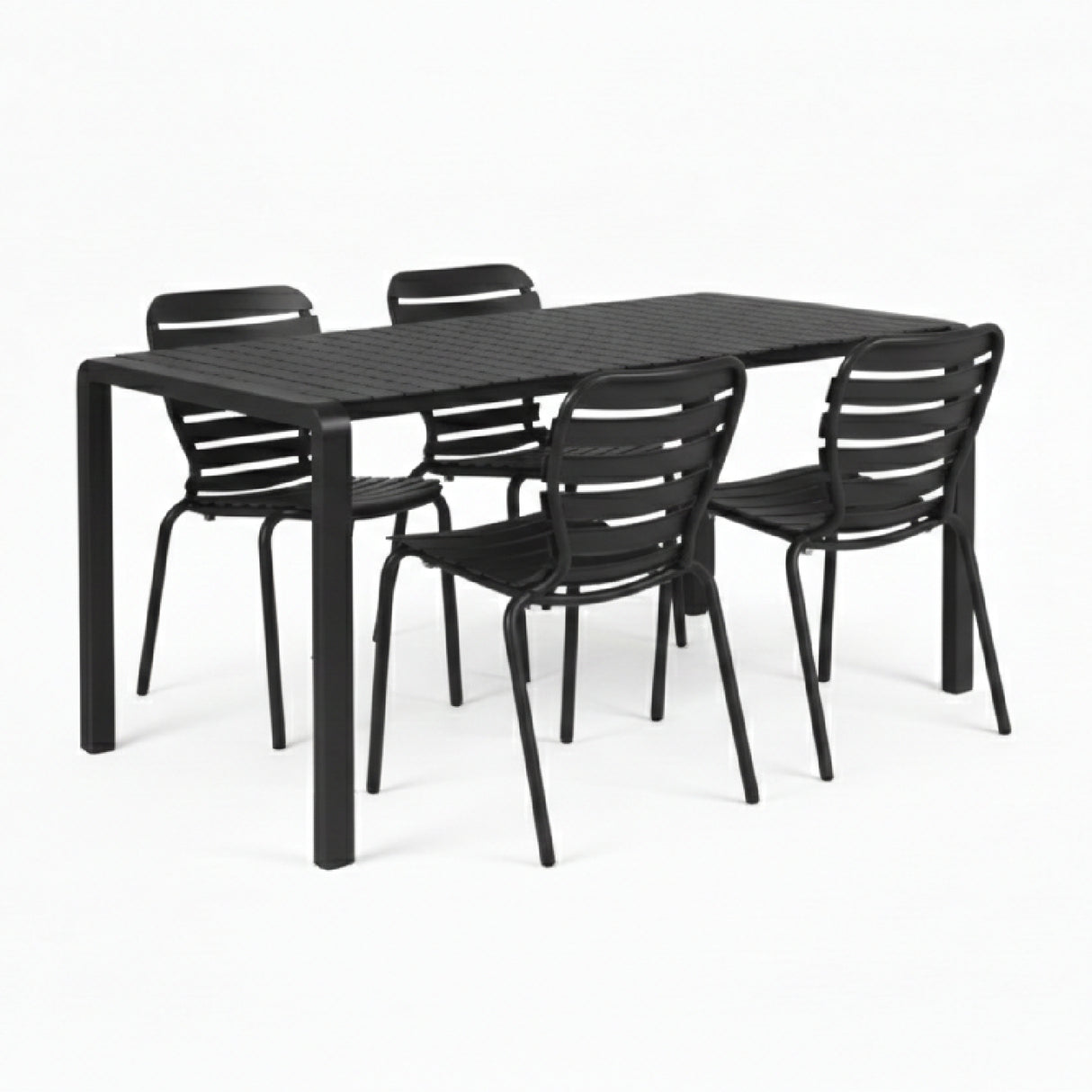   Modern European furniture - Aluminum Garden Table & Chair Set (2) - www.oroa.com | Oroa.com