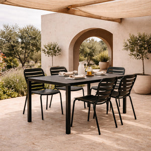  Modern European furniture - Aluminum Garden Table & Chair Set (2) - www.oroa.com | Oroa.com
