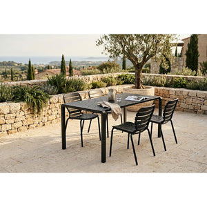   Modern European furniture - Aluminum Garden Table & Chair Set (2) - www.oroa.com | Oroa.com