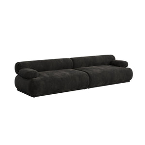   Modern European furniture - Brown 3-Seather Sofa - www.oroa.com | Oroa.com
