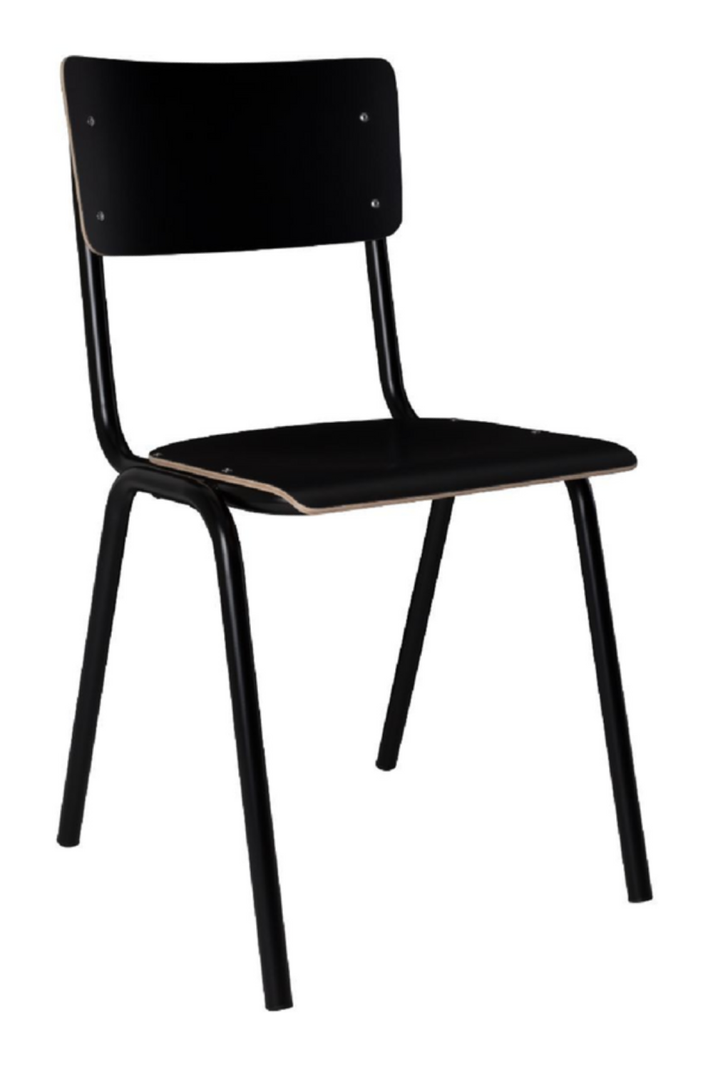 Steel-Framed Stackable Chairs (4) | Zuiver Back To School | Oroa.com