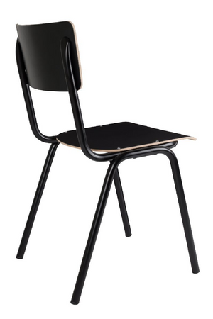 Steel-Framed Stackable Chairs (4) | Zuiver Back To School | Oroa.com