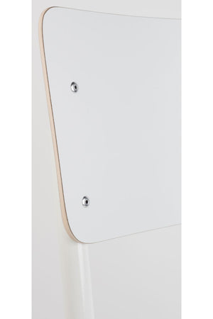 Steel-Framed Stackable Chairs (4) | Zuiver Back To School | Oroa.com