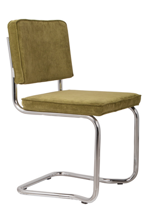 Cantilevered Ribcord Dining Chair (2) | Zuiver Ridge | Oroa.com