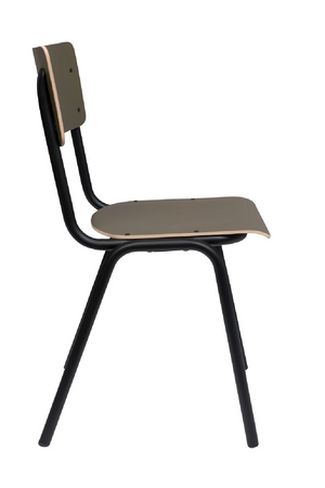 Steel-Framed Stackable Chairs (4) | Zuiver Back To School | Oroa.com