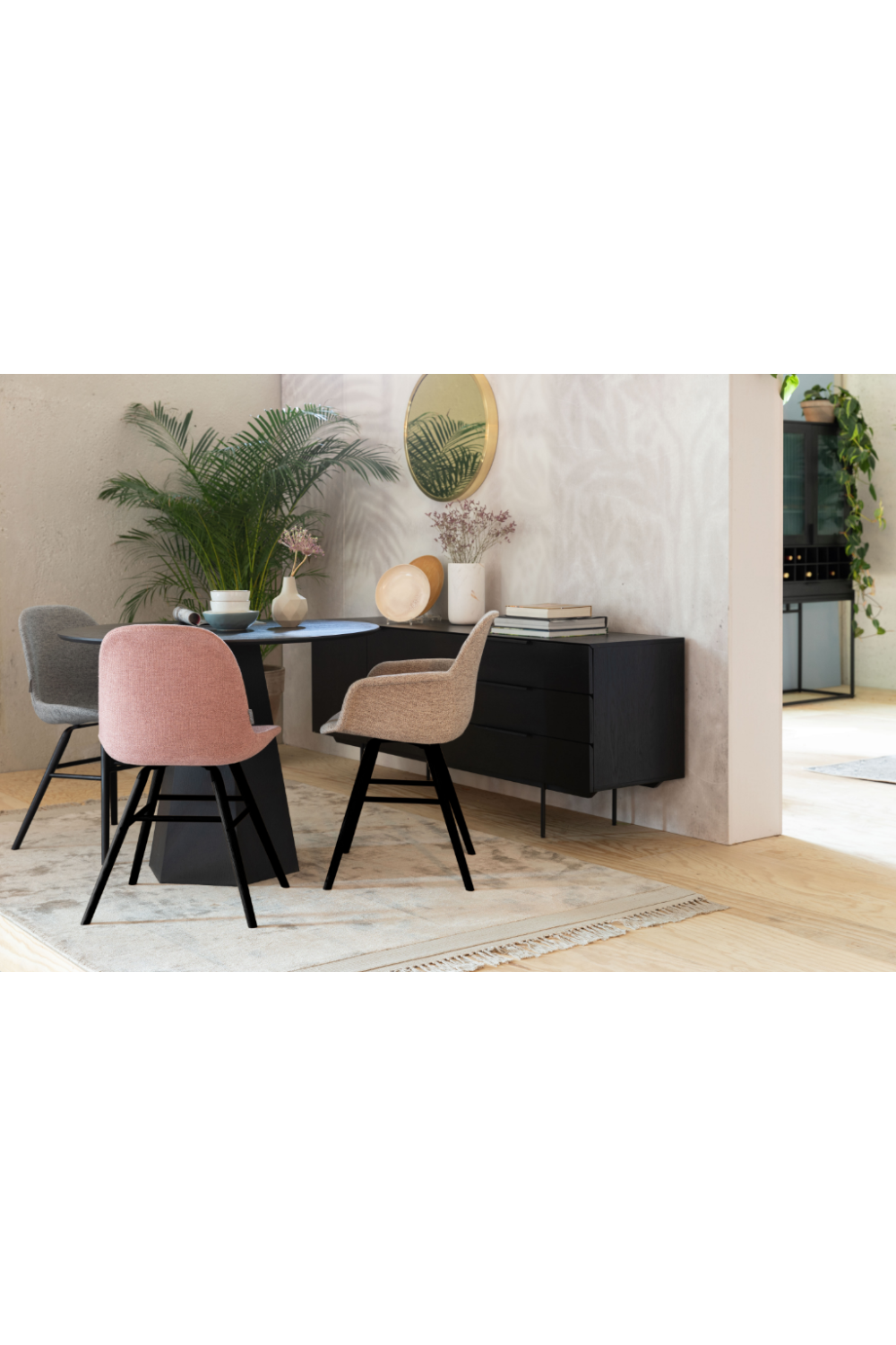 Padded Shell Dining Chairs (2) | Zuiver Albert Kuip | Oroa.com