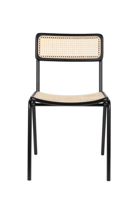 Beech Framed Rattan Dining Chairs (2) | Zuiver Jort | Oroa.com