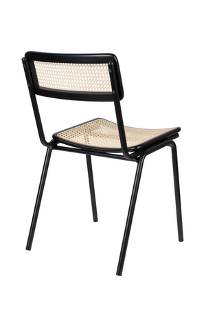 Beech Framed Rattan Dining Chairs (2) | Zuiver Jort | Oroa.com