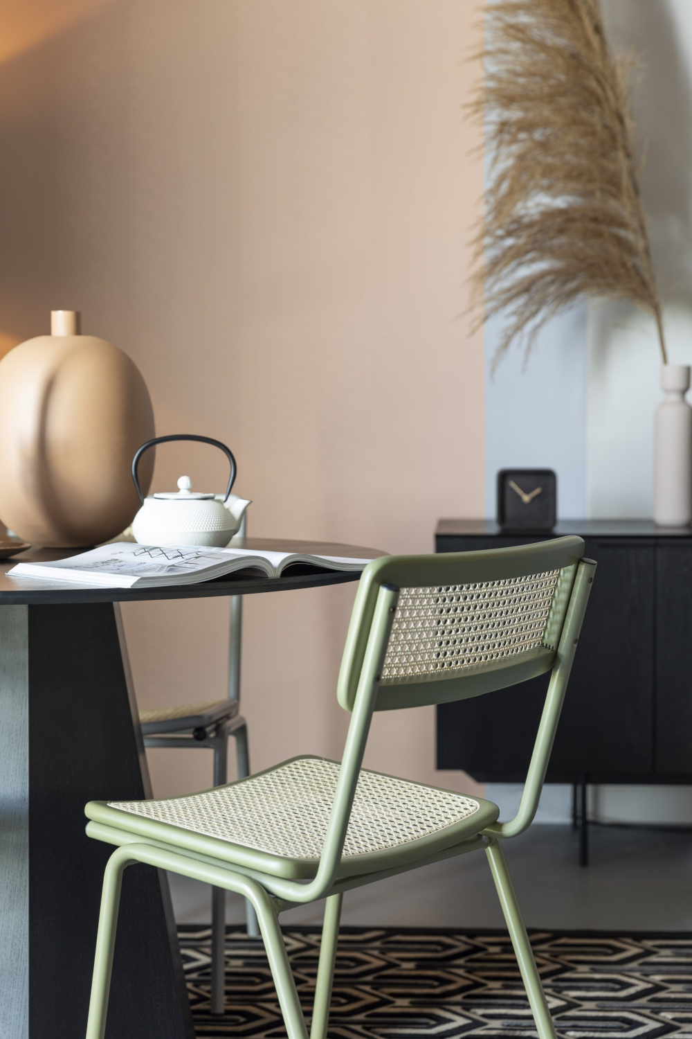 Beech Framed Rattan Dining Chairs (2) | Zuiver Jort | Oroa.com
