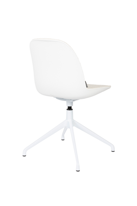 Upholstered Minimalist Swivel Chair (2) | Zuiver Albert | Oroatrade