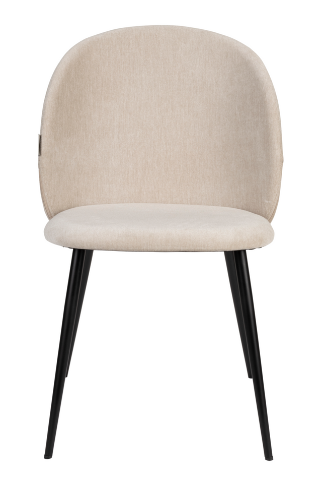 Velvet Curved Dining Chairs (2) | Zuiver Cozy | OROA.com