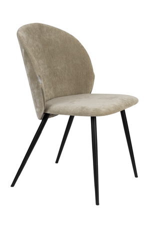 Velvet Curved Dining Chairs (2) | Zuiver Cozy | OROA.com